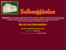 Tablet Screenshot of kolberggaarden.com
